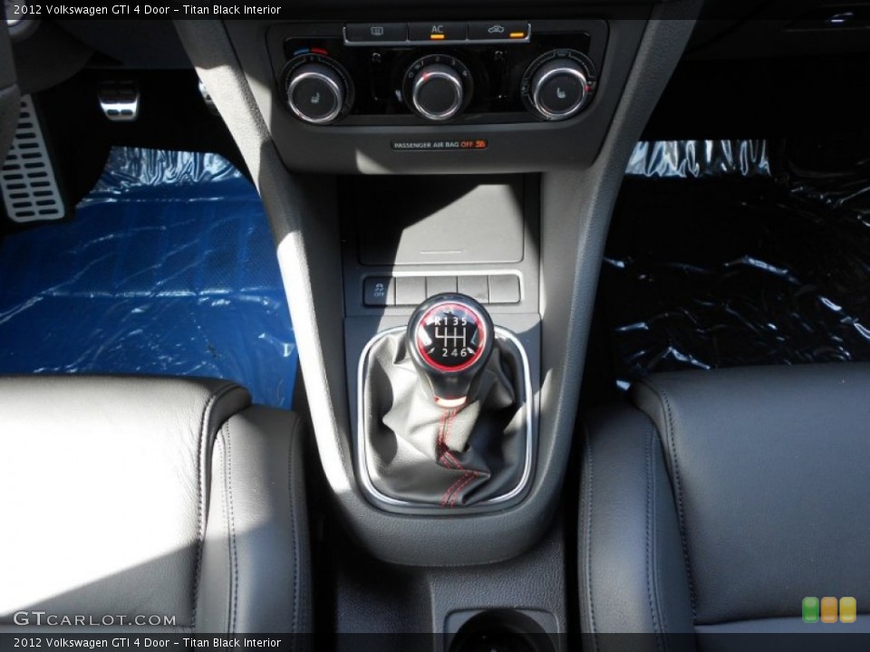 Titan Black Interior Transmission for the 2012 Volkswagen GTI 4 Door #54984004