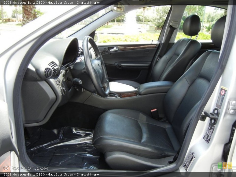 Charcoal Interior Photo for the 2003 Mercedes-Benz C 320 4Matic Sport Sedan #54985320