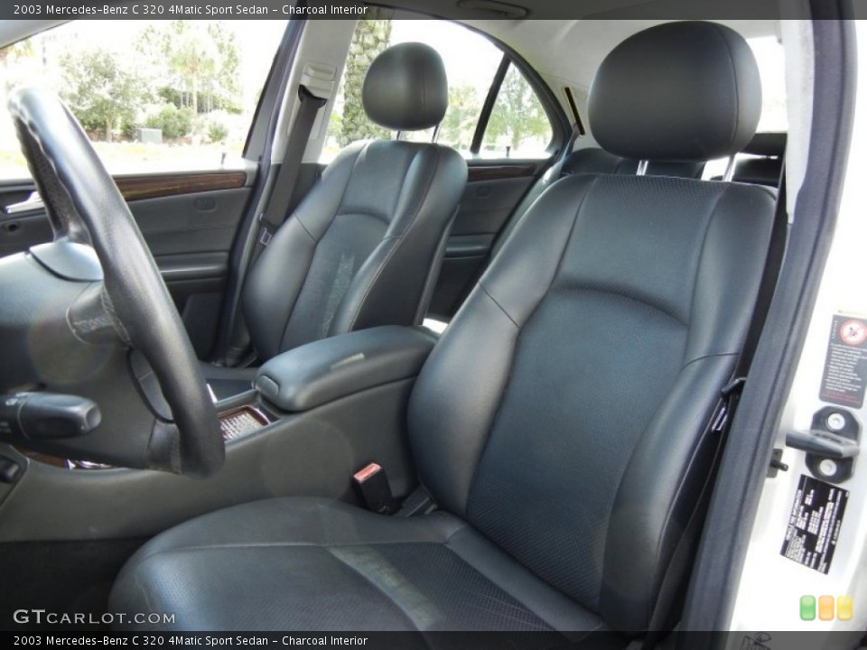 Charcoal Interior Photo for the 2003 Mercedes-Benz C 320 4Matic Sport Sedan #54985326
