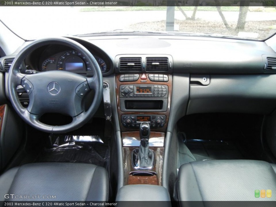 Charcoal Interior Dashboard for the 2003 Mercedes-Benz C 320 4Matic Sport Sedan #54985394