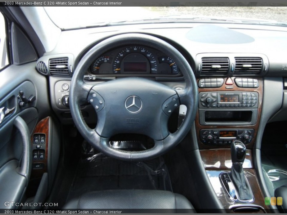 Charcoal Interior Dashboard for the 2003 Mercedes-Benz C 320 4Matic Sport Sedan #54985402