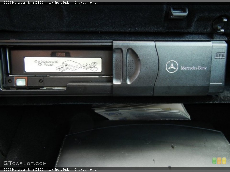Charcoal Interior Audio System for the 2003 Mercedes-Benz C 320 4Matic Sport Sedan #54985435