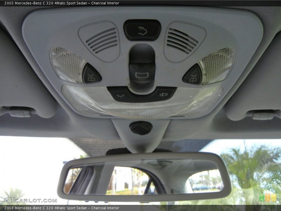 Charcoal Interior Controls for the 2003 Mercedes-Benz C 320 4Matic Sport Sedan #54985443