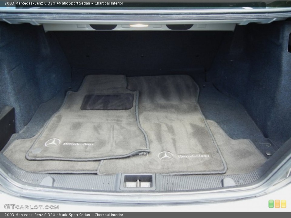 Charcoal Interior Trunk for the 2003 Mercedes-Benz C 320 4Matic Sport Sedan #54985462
