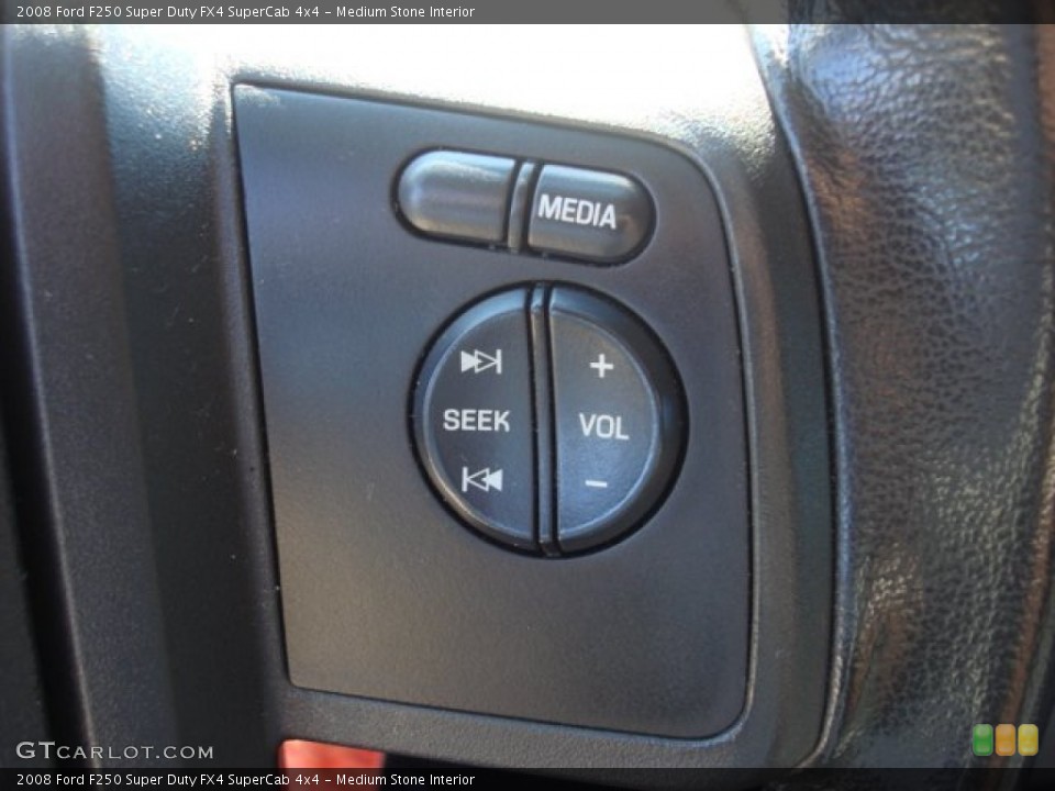 Medium Stone Interior Controls for the 2008 Ford F250 Super Duty FX4 SuperCab 4x4 #54985538