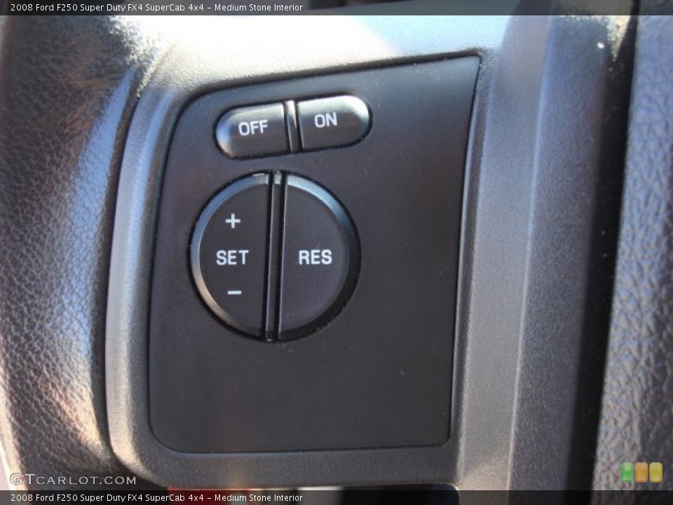 Medium Stone Interior Controls for the 2008 Ford F250 Super Duty FX4 SuperCab 4x4 #54985546