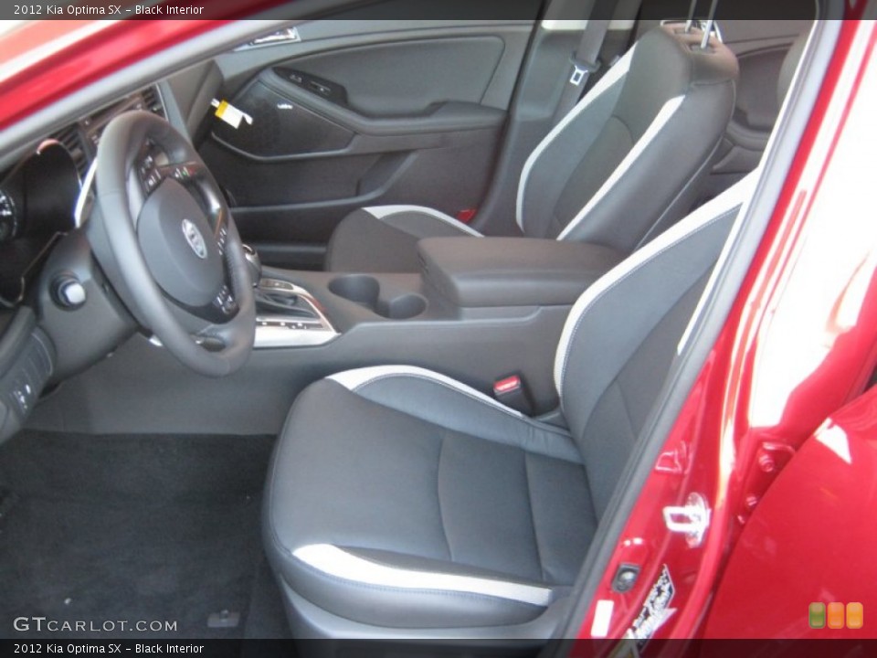 Black Interior Photo for the 2012 Kia Optima SX #54985720