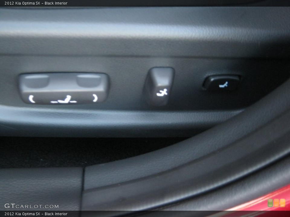 Black Interior Controls for the 2012 Kia Optima SX #54985729