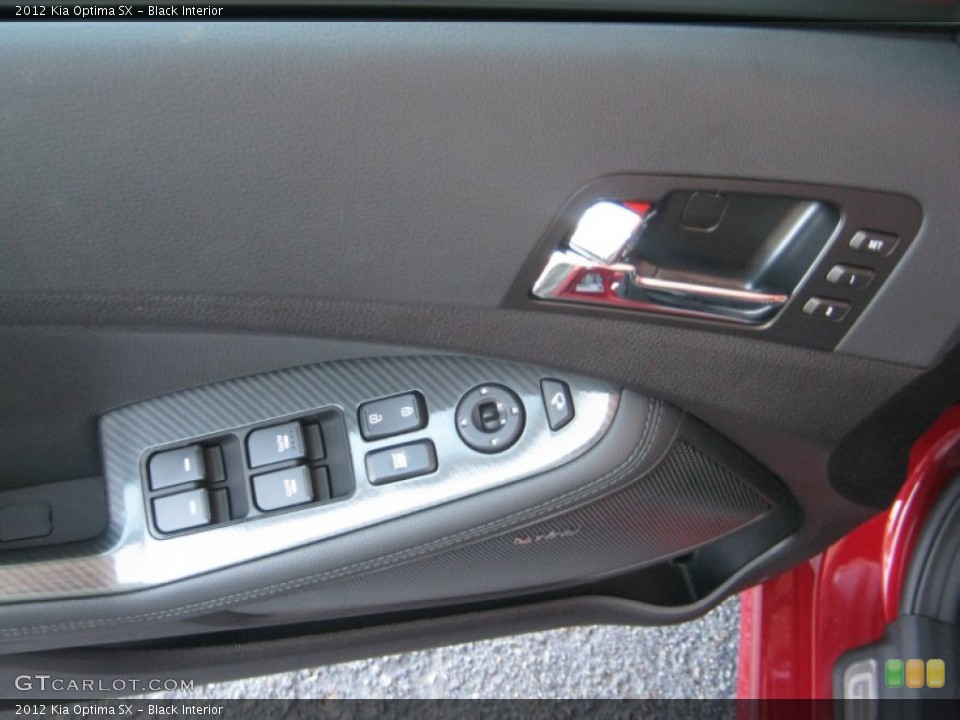 Black Interior Controls for the 2012 Kia Optima SX #54985756