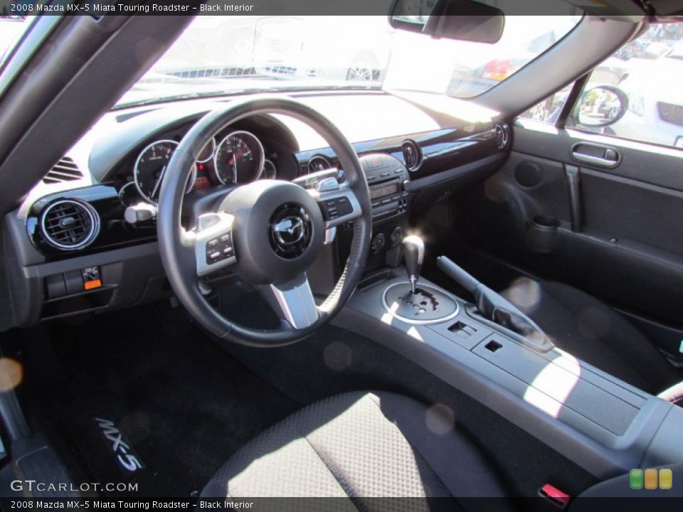 Black Interior Photo for the 2008 Mazda MX-5 Miata Touring Roadster #54986799