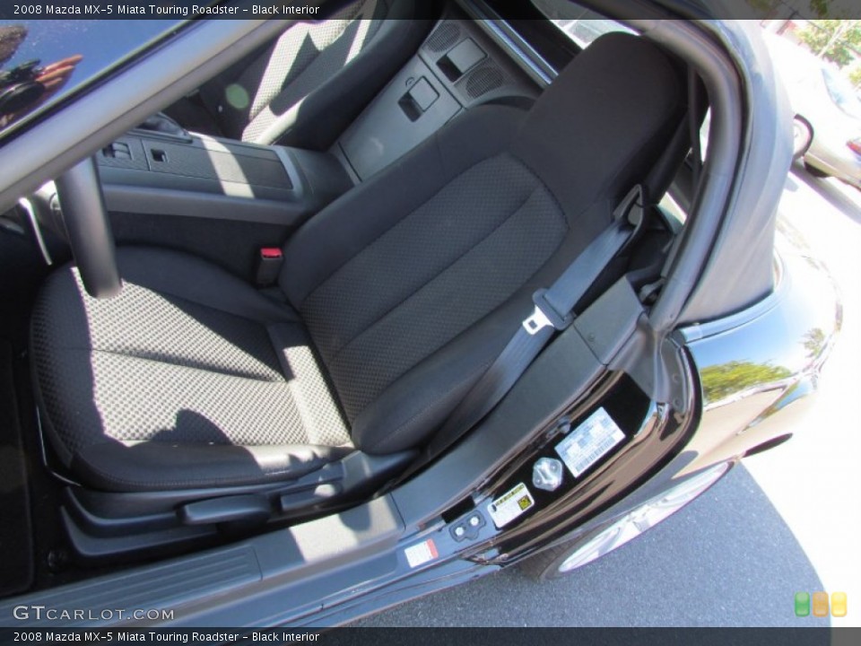 Black Interior Photo for the 2008 Mazda MX-5 Miata Touring Roadster #54986815
