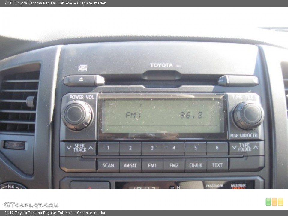 Graphite Interior Audio System for the 2012 Toyota Tacoma Regular Cab 4x4 #54987946