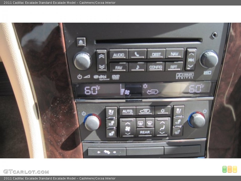 Cashmere/Cocoa Interior Controls for the 2011 Cadillac Escalade  #54988471
