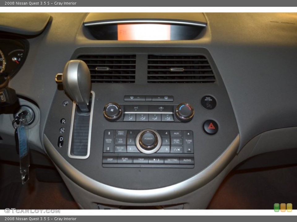 Gray Interior Dashboard for the 2008 Nissan Quest 3.5 S #54989698