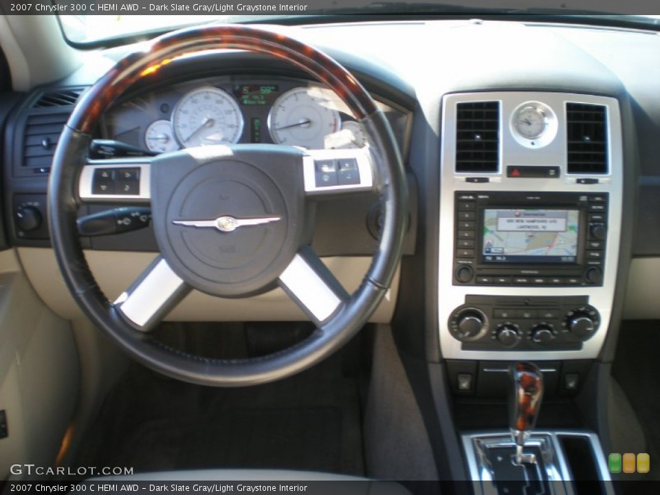 Dark Slate Gray/Light Graystone Interior Dashboard for the 2007 Chrysler 300 C HEMI AWD #54994537
