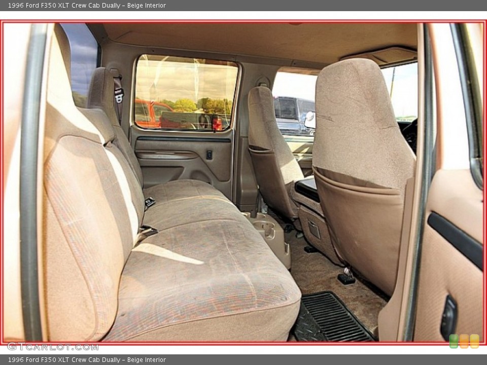 Beige Interior Photo for the 1996 Ford F350 XLT Crew Cab Dually #54996615