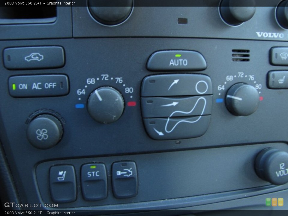 Graphite Interior Controls for the 2003 Volvo S60 2.4T #54997822
