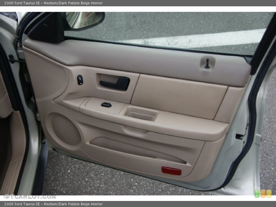 Medium/Dark Pebble Beige Interior Door Panel for the 2006 Ford Taurus SE #54997981