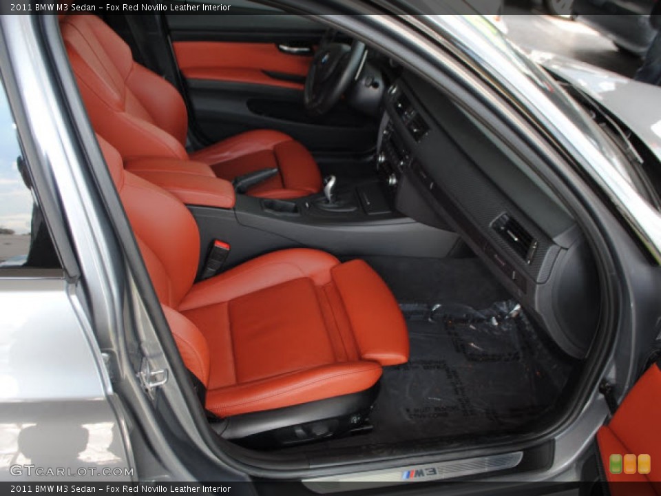 Fox Red Novillo Leather Interior Photo for the 2011 BMW M3 Sedan #54998317