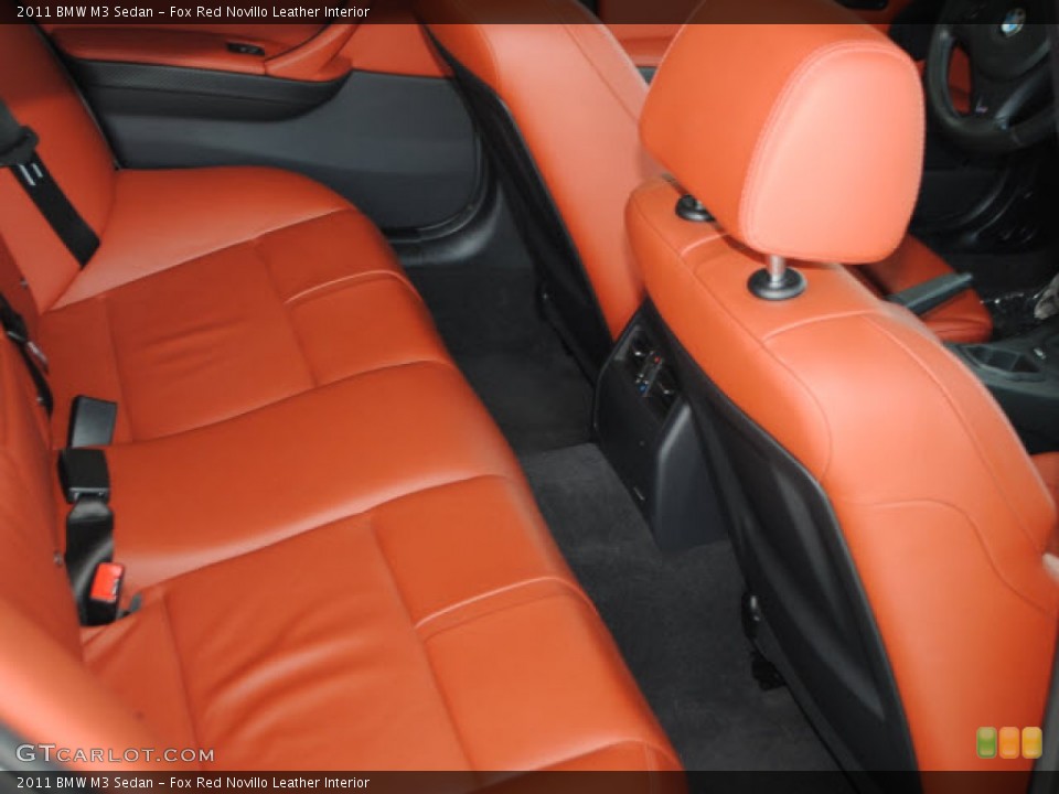 Fox Red Novillo Leather Interior Photo for the 2011 BMW M3 Sedan #54998335