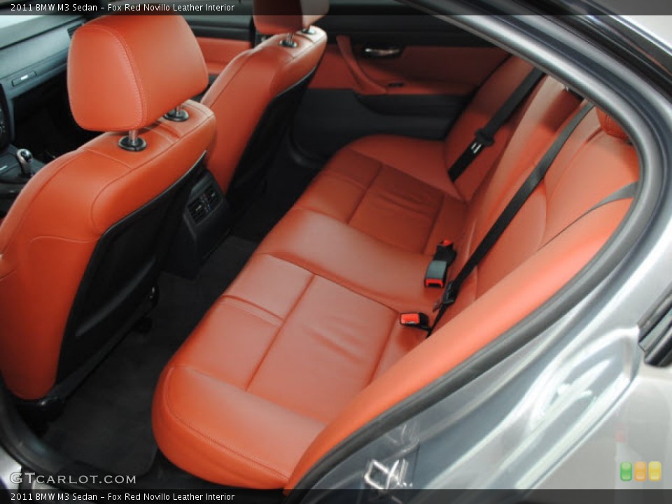 Fox Red Novillo Leather Interior Photo for the 2011 BMW M3 Sedan #54998395