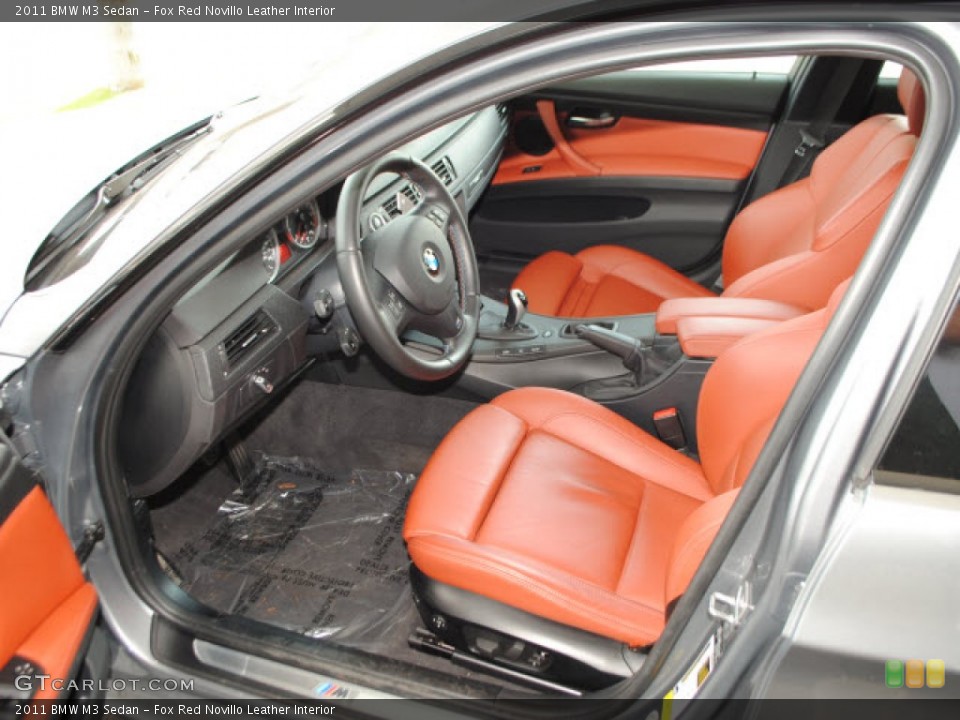 Fox Red Novillo Leather Interior Photo for the 2011 BMW M3 Sedan #54998416