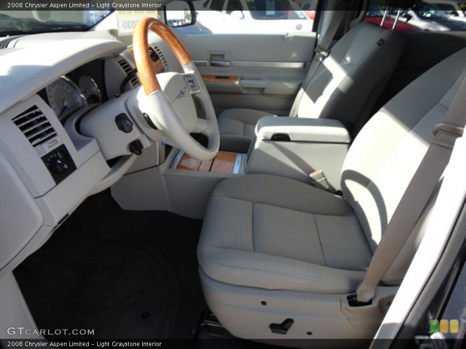 Light Graystone Interior Photo for the 2008 Chrysler Aspen Limited #54998819