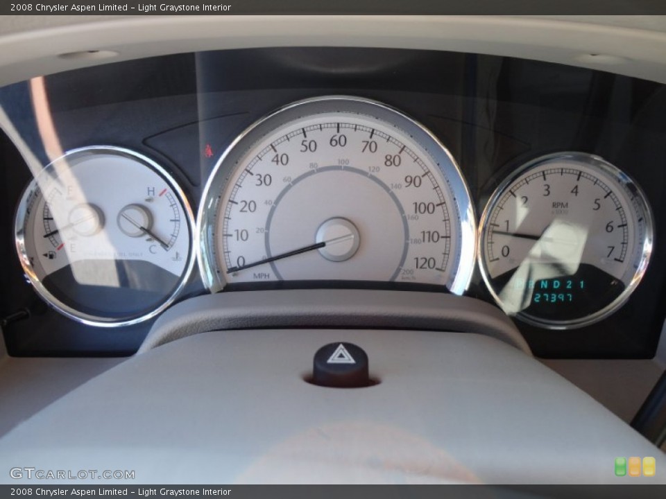 Light Graystone Interior Gauges for the 2008 Chrysler Aspen Limited #54999006