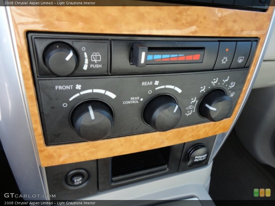 Light Graystone Interior Controls for the 2008 Chrysler Aspen Limited #54999025