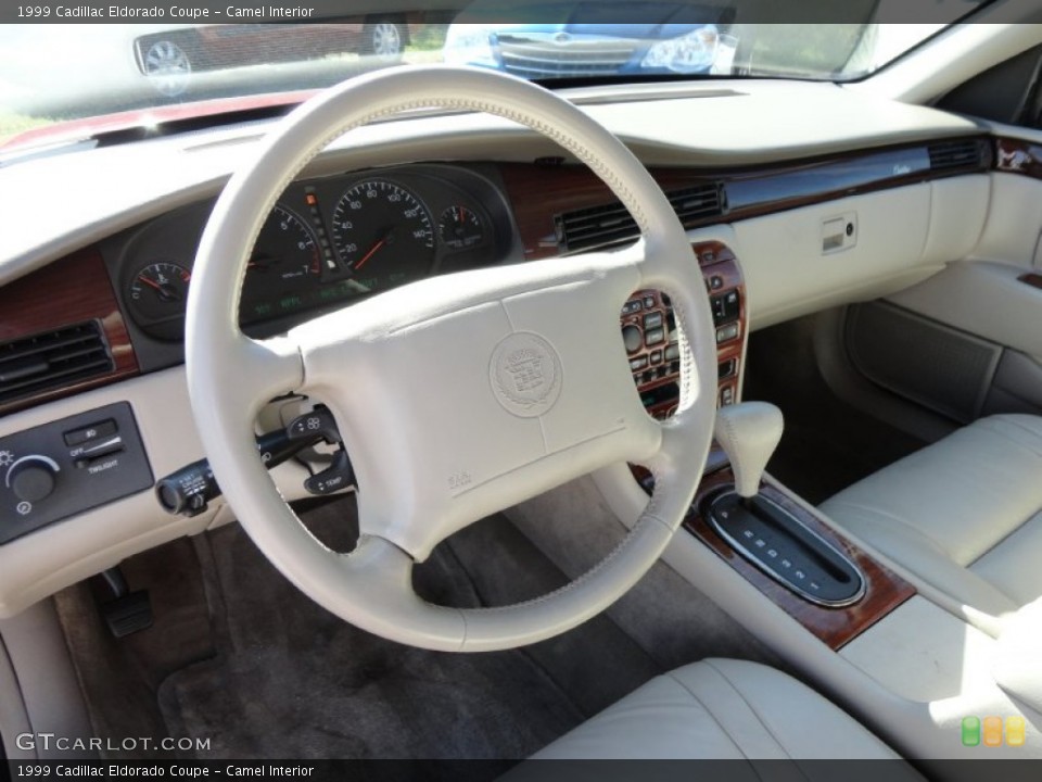 Camel Interior Steering Wheel for the 1999 Cadillac Eldorado Coupe #54999559