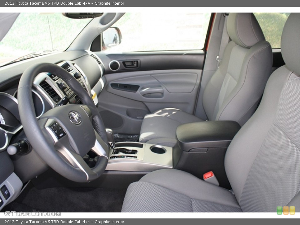 Graphite Interior Photo for the 2012 Toyota Tacoma V6 TRD Double Cab 4x4 #55002748
