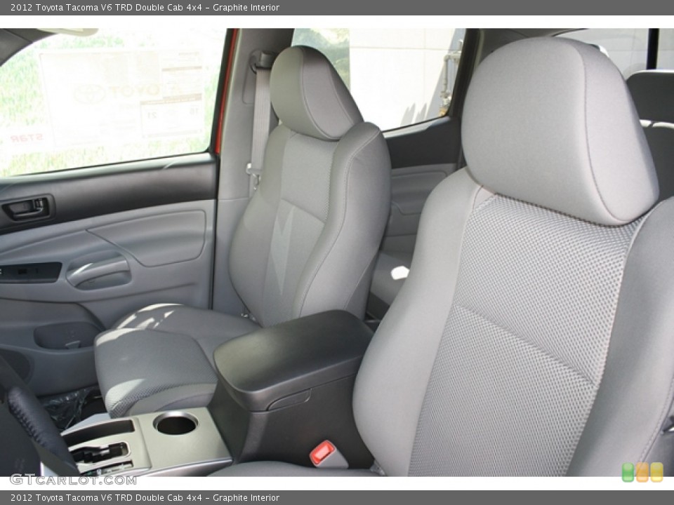 Graphite Interior Photo for the 2012 Toyota Tacoma V6 TRD Double Cab 4x4 #55002775