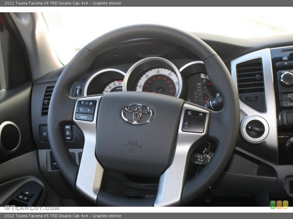 Graphite Interior Steering Wheel for the 2012 Toyota Tacoma V6 TRD Double Cab 4x4 #55002802