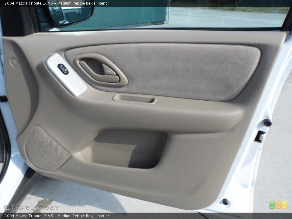 Medium Pebble Beige Interior Door Panel for the 2004 Mazda Tribute LX V6 #55003270