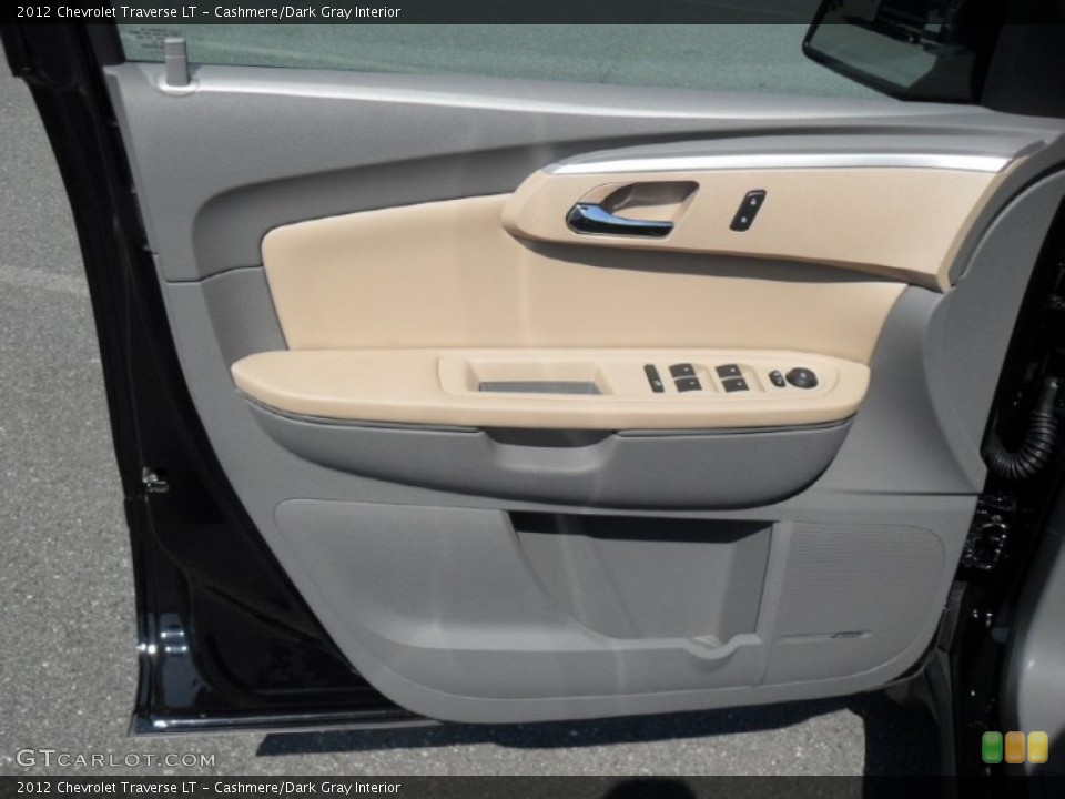 Cashmere/Dark Gray Interior Door Panel for the 2012 Chevrolet Traverse LT #55005361