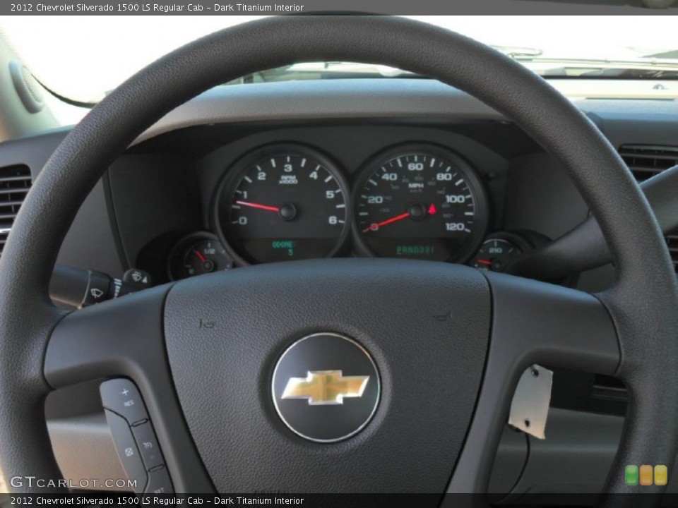 Dark Titanium Interior Steering Wheel for the 2012 Chevrolet Silverado 1500 LS Regular Cab #55005835