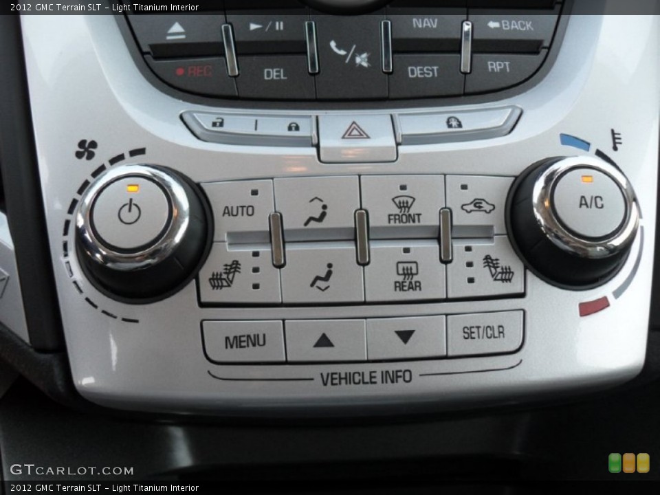 Light Titanium Interior Controls for the 2012 GMC Terrain SLT #55006009