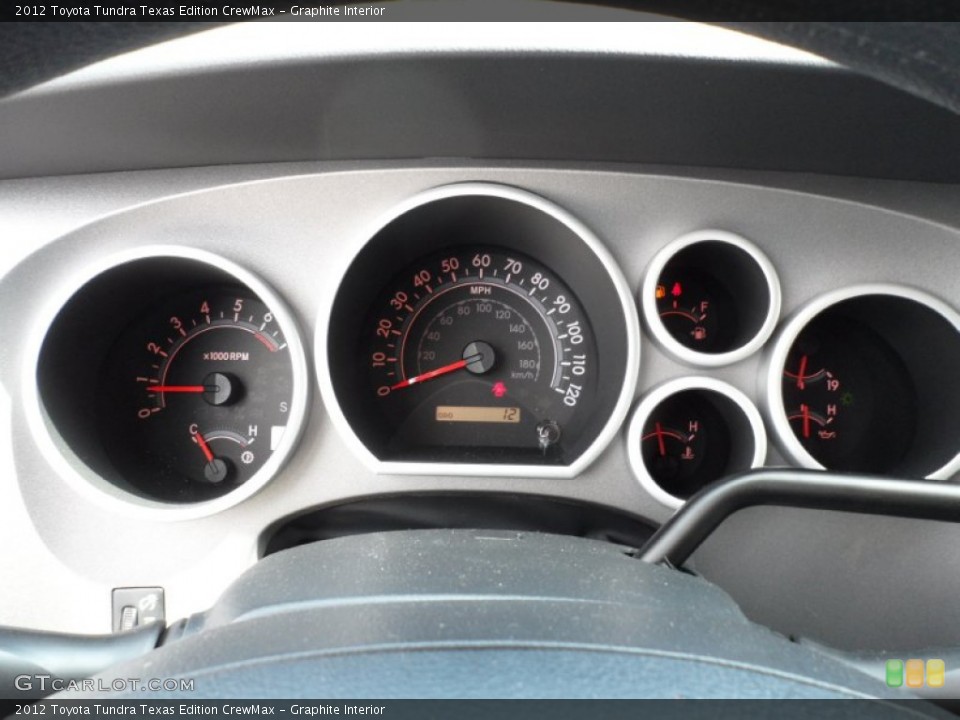 Graphite Interior Gauges for the 2012 Toyota Tundra Texas Edition CrewMax #55006147