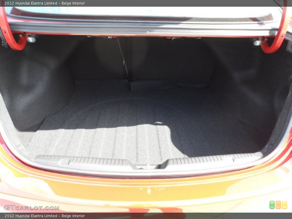 Beige Interior Trunk for the 2012 Hyundai Elantra Limited #55006318