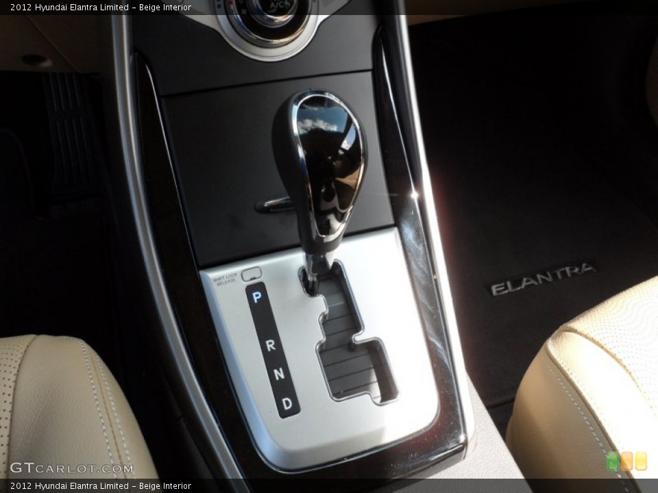 Beige Interior Transmission for the 2012 Hyundai Elantra Limited #55006438