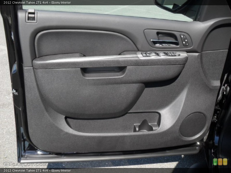 Ebony Interior Door Panel for the 2012 Chevrolet Tahoe Z71 4x4 #55006642