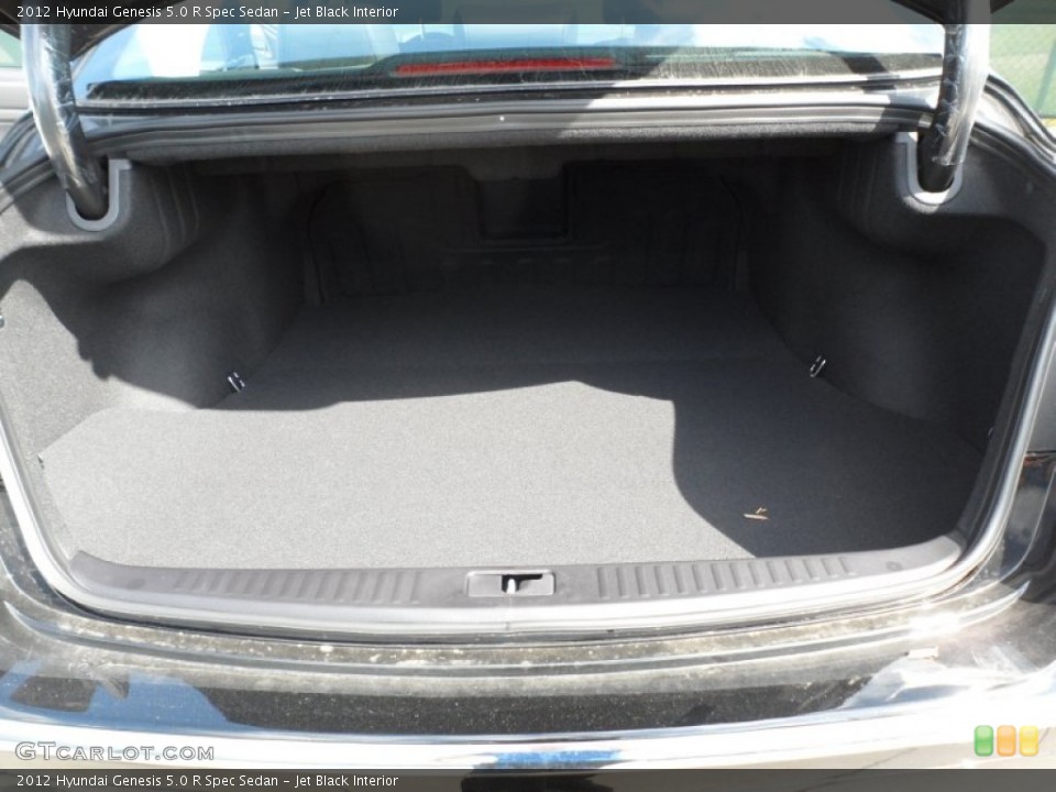 Jet Black Interior Trunk for the 2012 Hyundai Genesis 5.0 R Spec Sedan #55006963