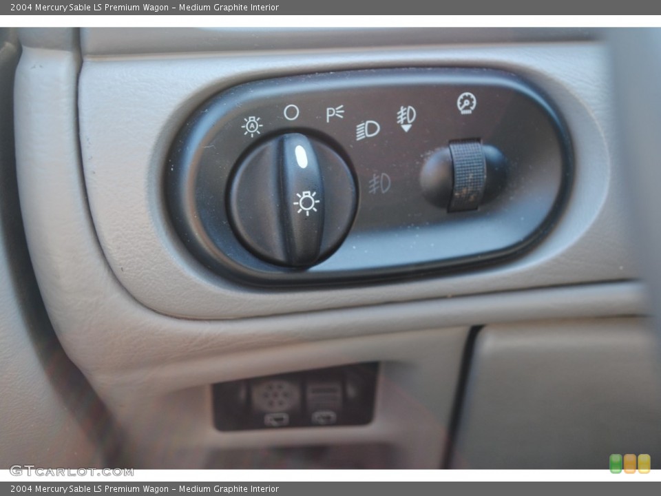Medium Graphite Interior Controls for the 2004 Mercury Sable LS Premium Wagon #55007077