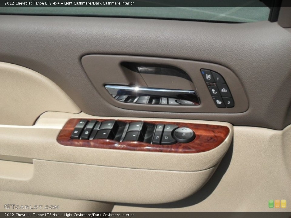 Light Cashmere/Dark Cashmere Interior Controls for the 2012 Chevrolet Tahoe LTZ 4x4 #55007317