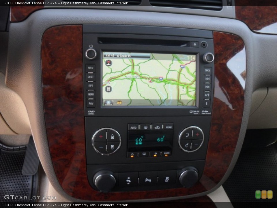 Light Cashmere/Dark Cashmere Interior Navigation for the 2012 Chevrolet Tahoe LTZ 4x4 #55007344