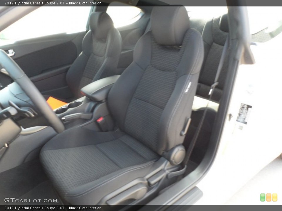 Black Cloth Interior Photo for the 2012 Hyundai Genesis Coupe 2.0T #55007935