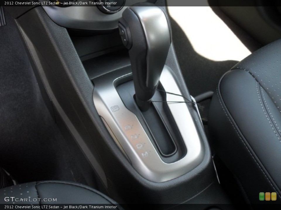 Jet Black/Dark Titanium Interior Transmission for the 2012 Chevrolet Sonic LTZ Sedan #55008428