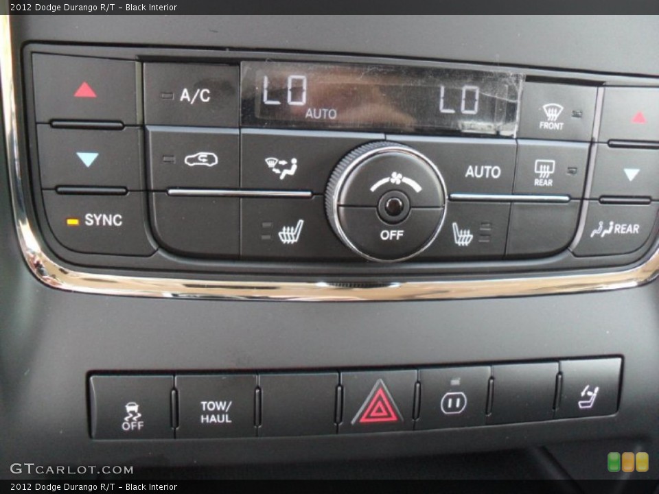 Black Interior Controls for the 2012 Dodge Durango R/T #55009082