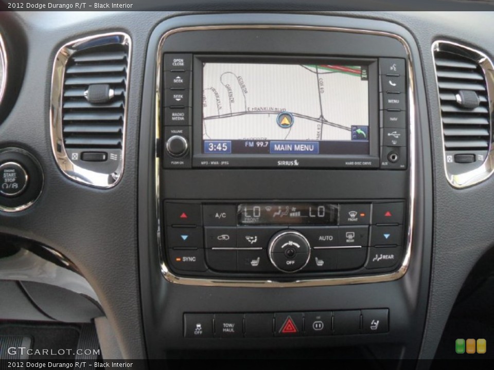 Black Interior Navigation for the 2012 Dodge Durango R/T #55009327