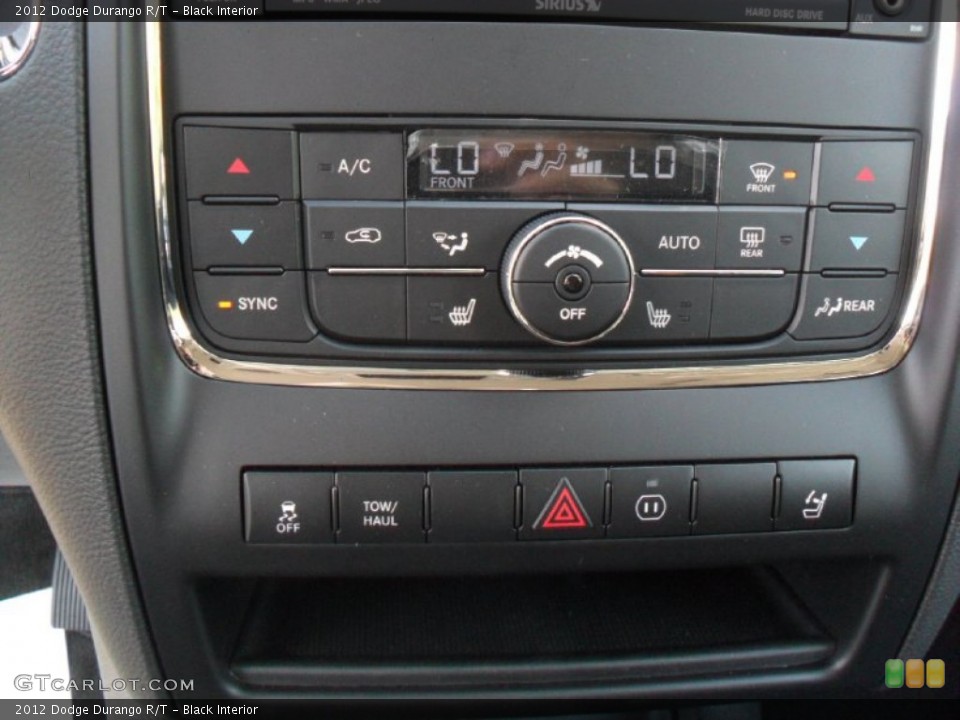 Black Interior Controls for the 2012 Dodge Durango R/T #55009335